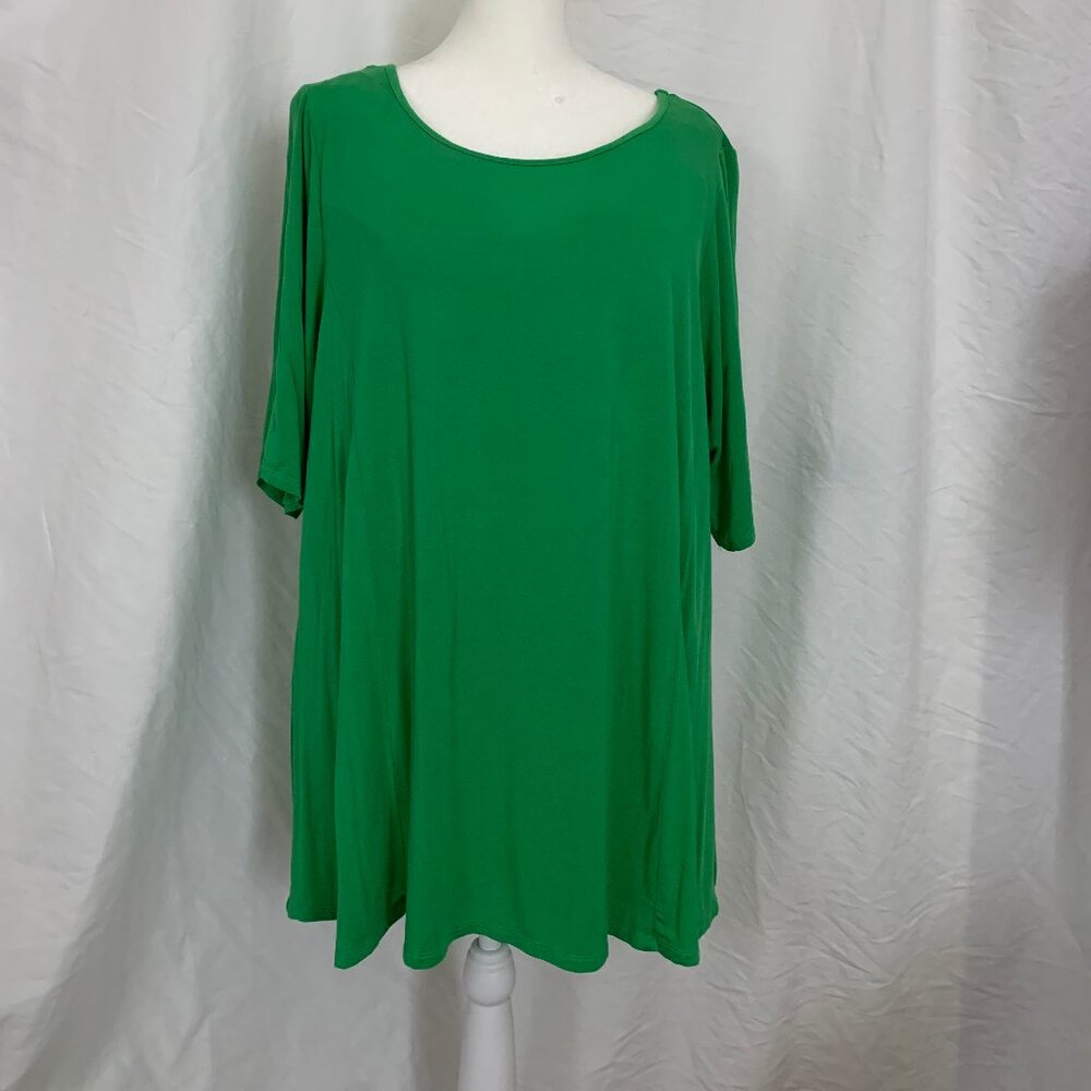 Investments II Essentials kelly green tunic, 2X